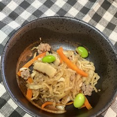 切干大根のそぼろ炒め/七尾市学校給食